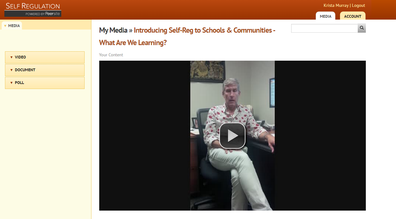 PCYI Executive Director Graham Clyne Talks: Introducing Self-Reg to
Schools & Communities – What Are We Learning?